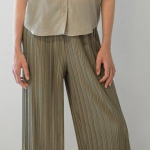 OAK AND FORT pleated pants